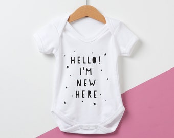 Hello, I'm New Here Babygrow