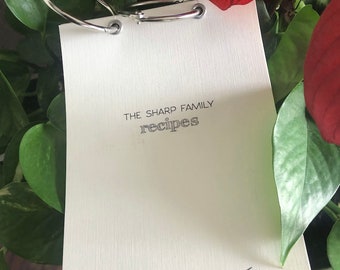 Recipe Card Book - Best Ever Design