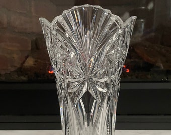 Vintage Cristal D'Arques Durand France Vincennes Crystal Table Flower Vase