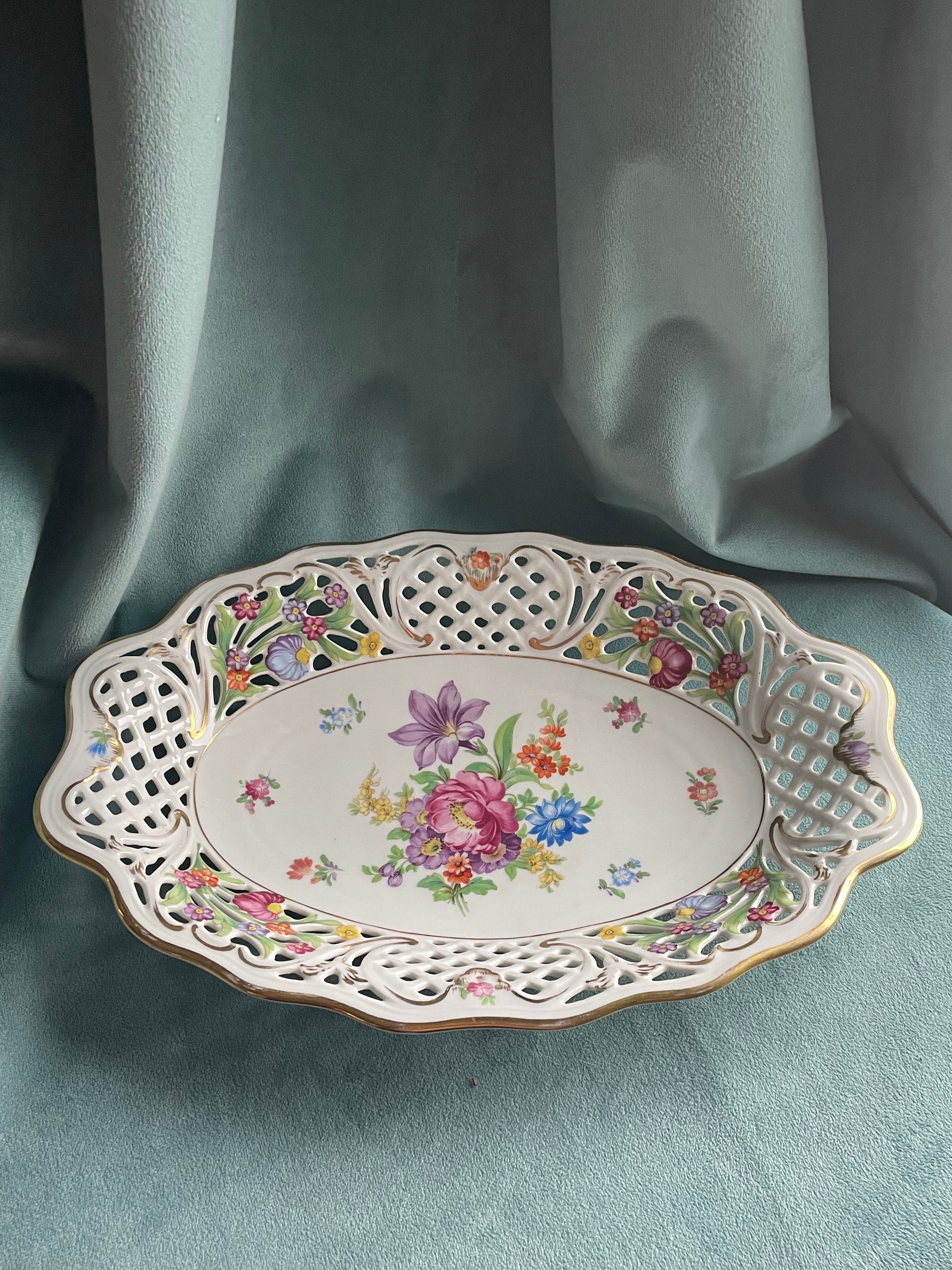 Vintage Schumann Bavaria Chateau Dresden Royal Dresner Art