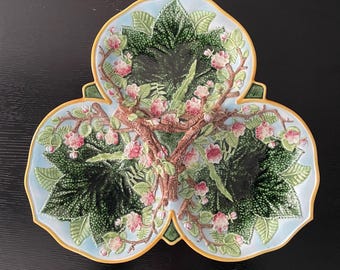 Mottahedeh Museum Reproductions Majolica 3 Part Floral Branch
