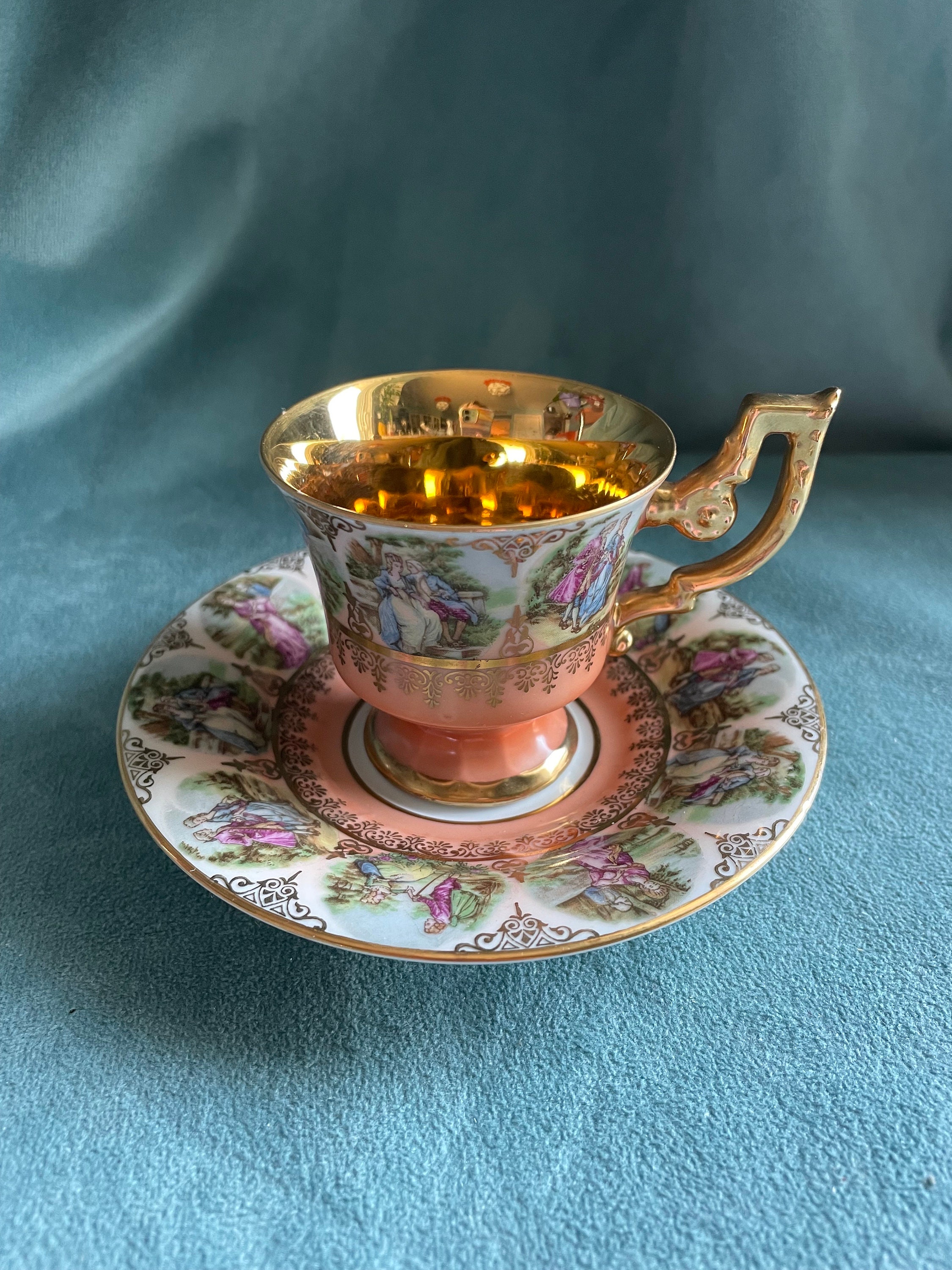 Dresden Tea Cup - Etsy