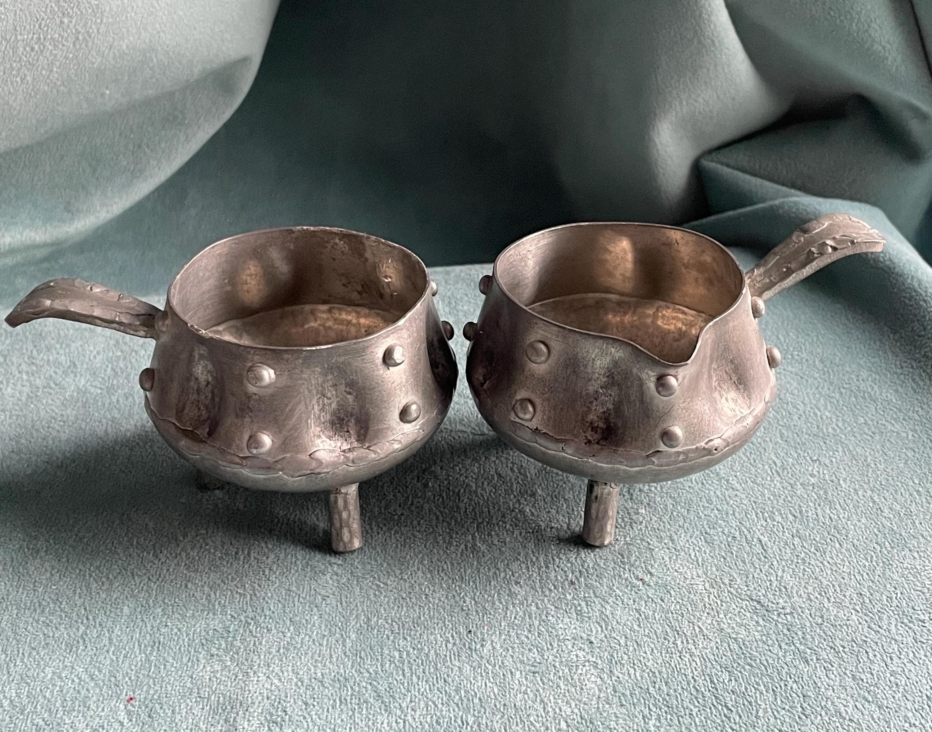 S. Borg Norway Brutalist Zinn Pewter Coffee Set - Etsy