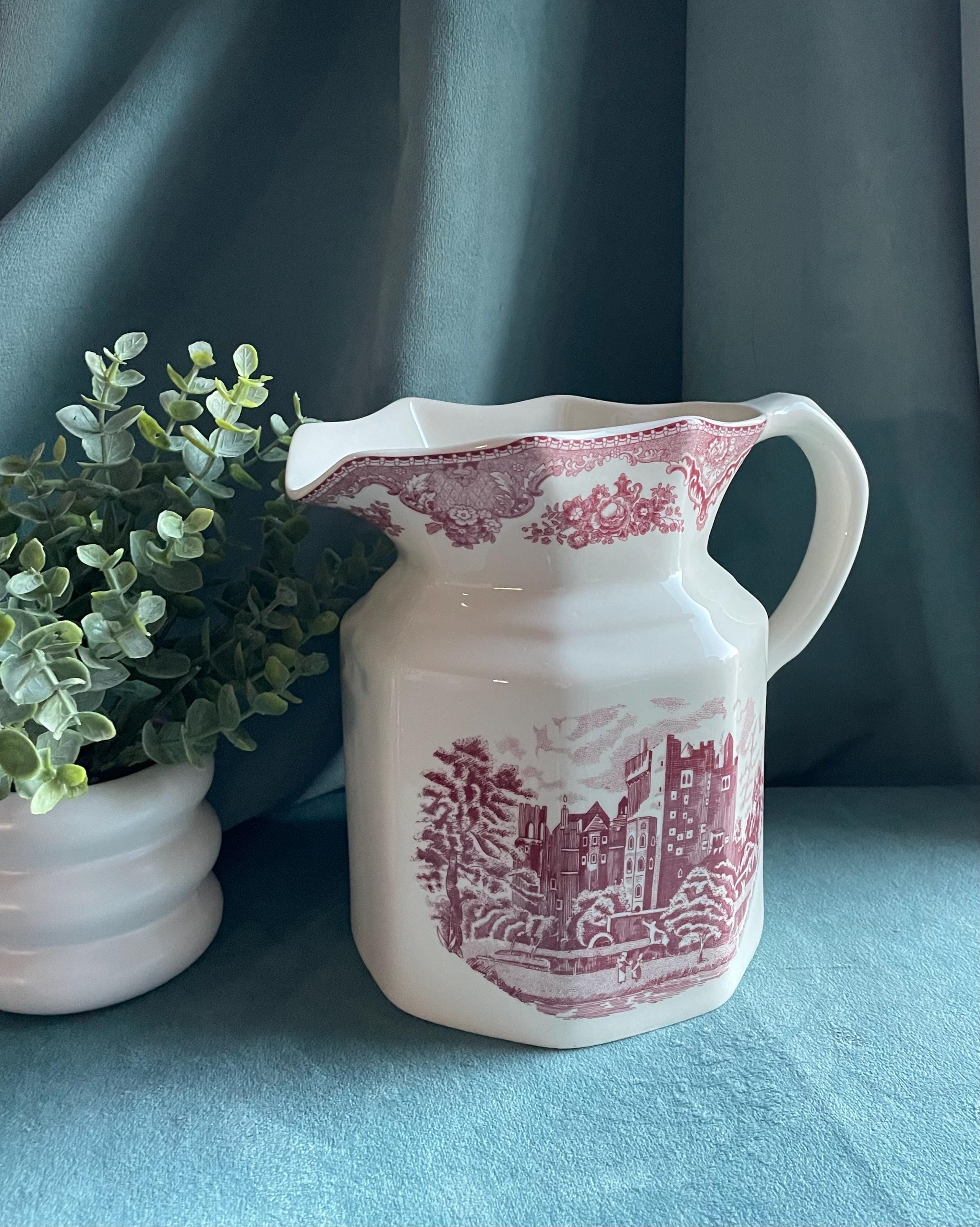 Johnson Brothers Old Britain Castles Pink Transferware Pitcher (64
