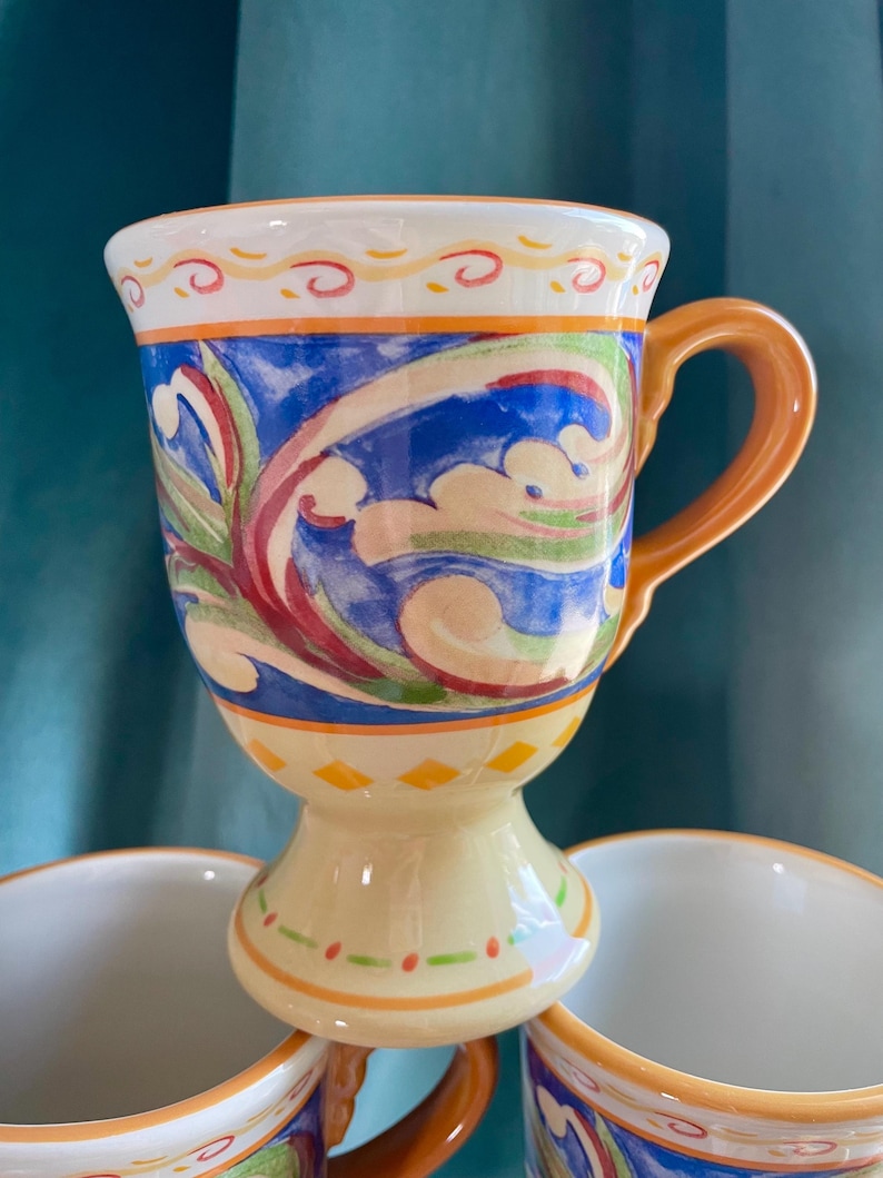 Pfaltzgraff Villa Della Luna Pedestal Mugs - Thumbnail 4