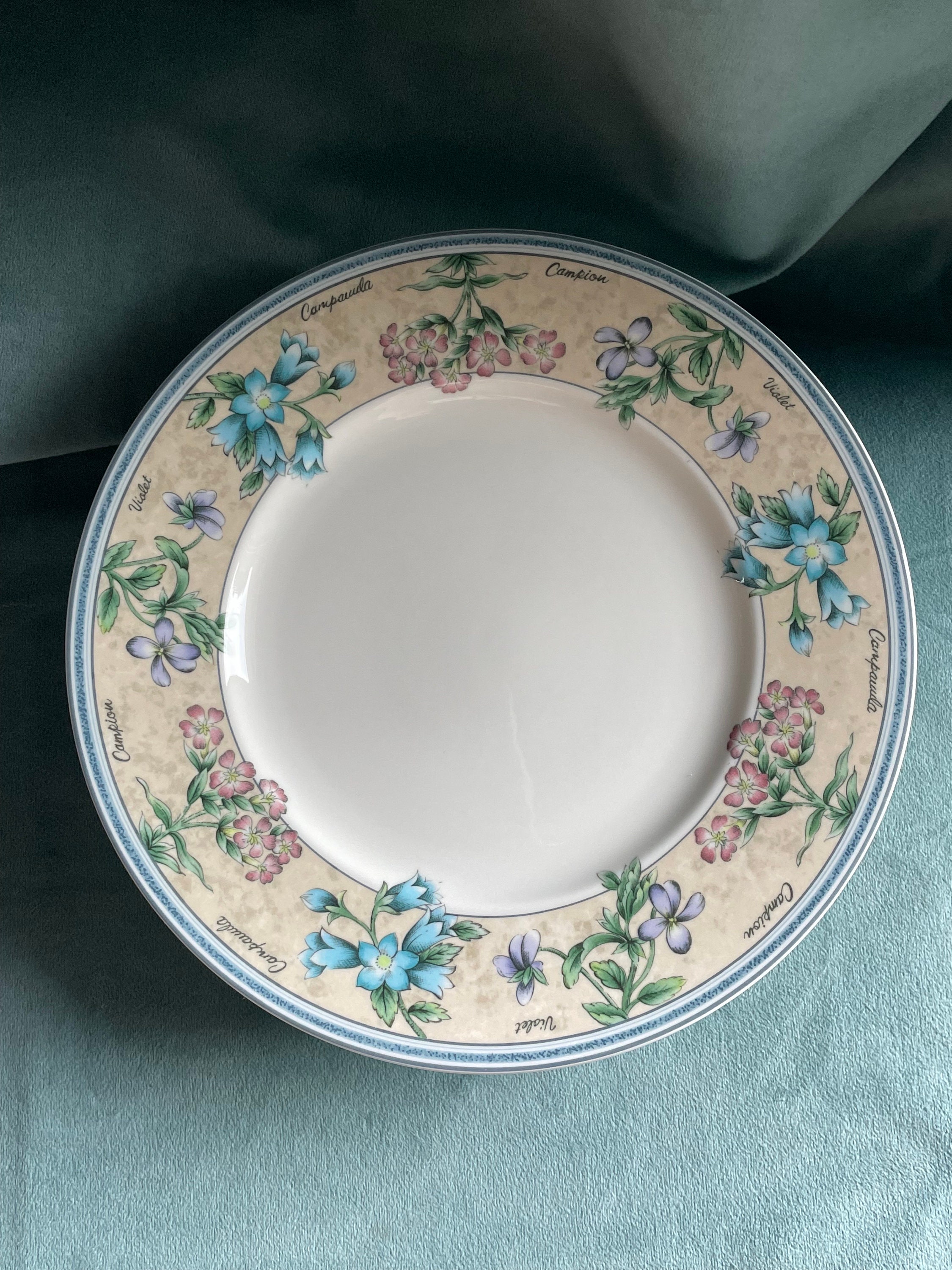 Vintage Mikasa Parisian Garden Fine China Appetizer, Salad or
