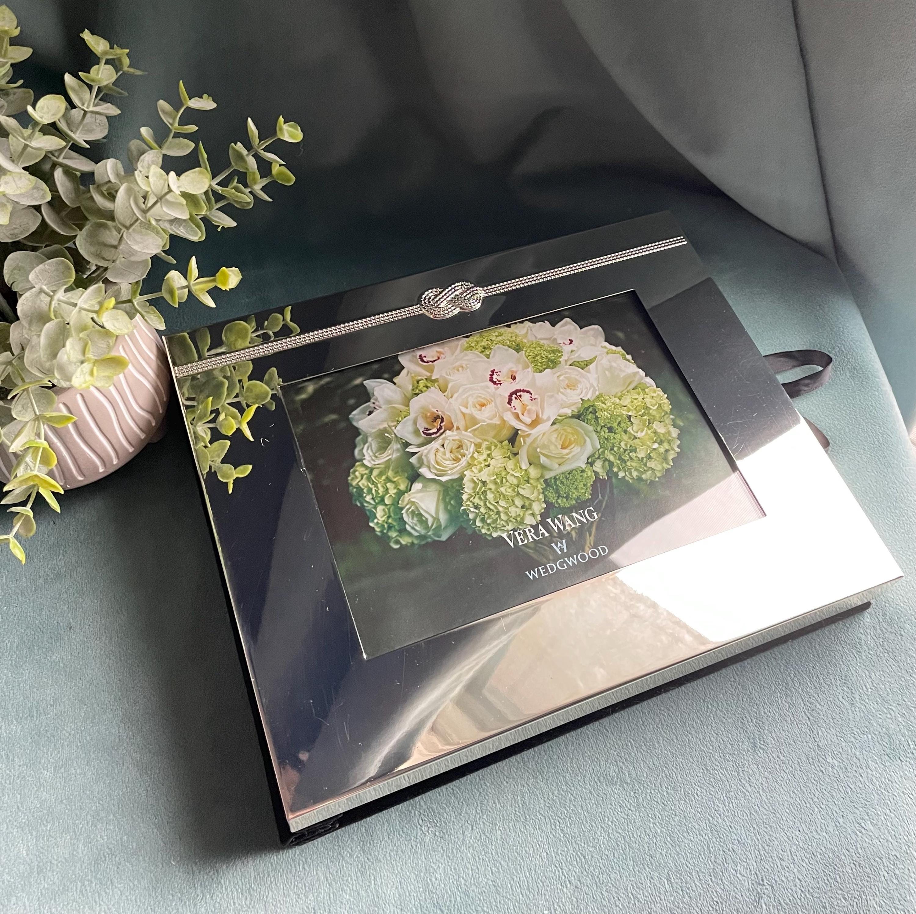 Wedgwood Vera Wang Infinity Silver Plate Photo Frame Guest Book - Etsy