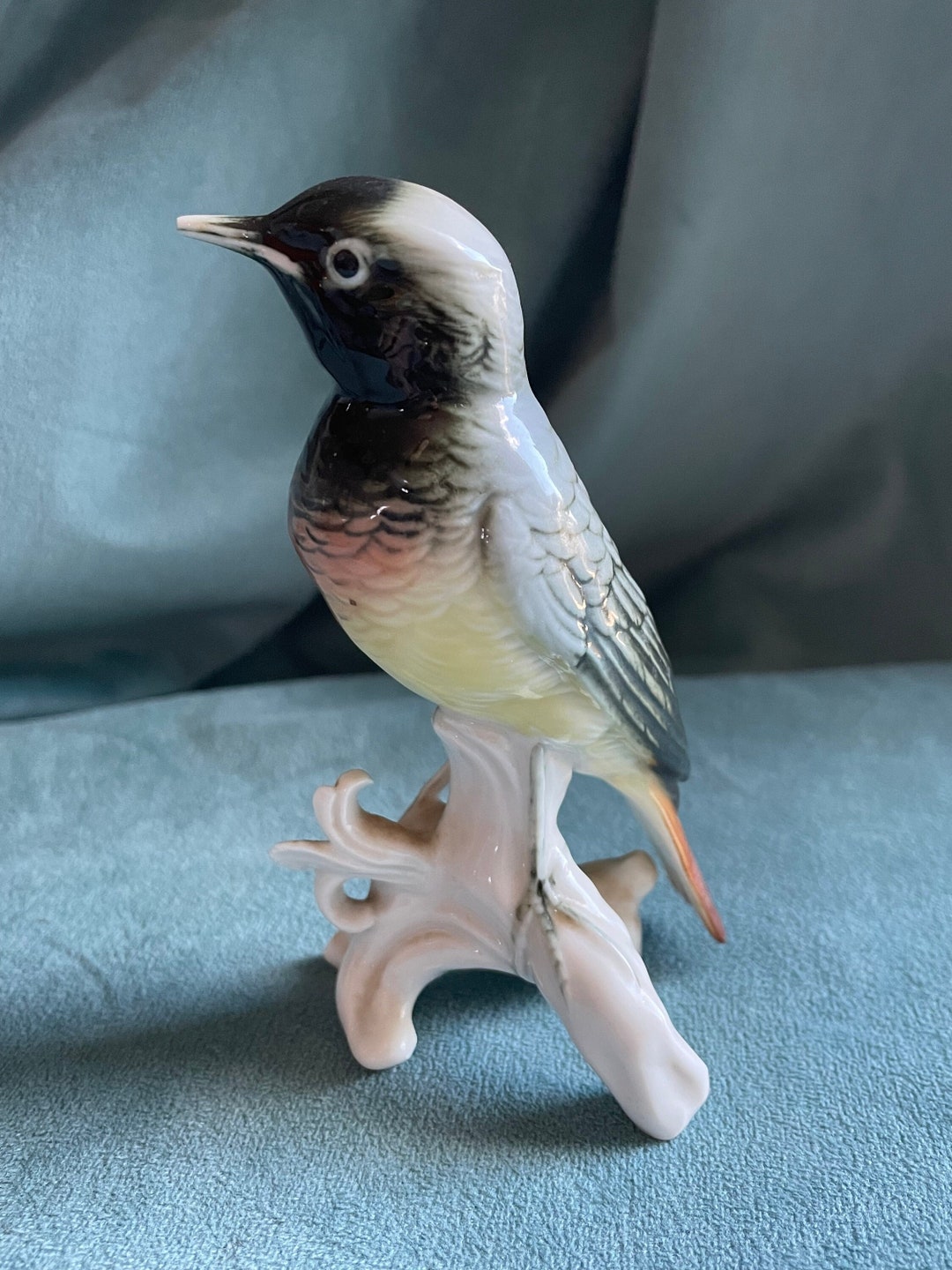 Vintage Karl Ens Porcelain Bird on a Branch Figurine Germany - Etsy