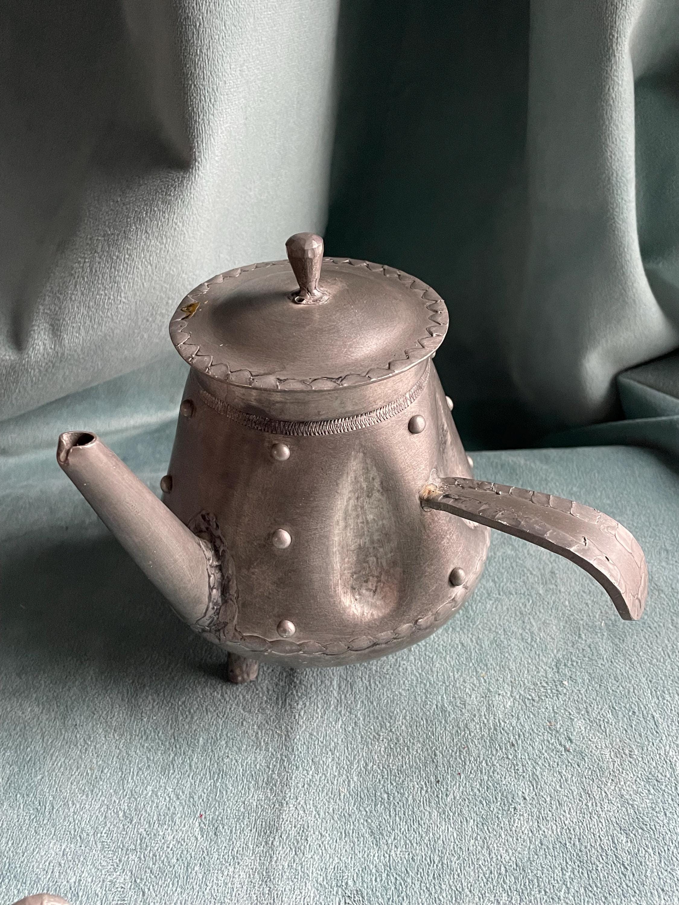 S. Borg Norway Brutalist Zinn Pewter Coffee Set - Etsy
