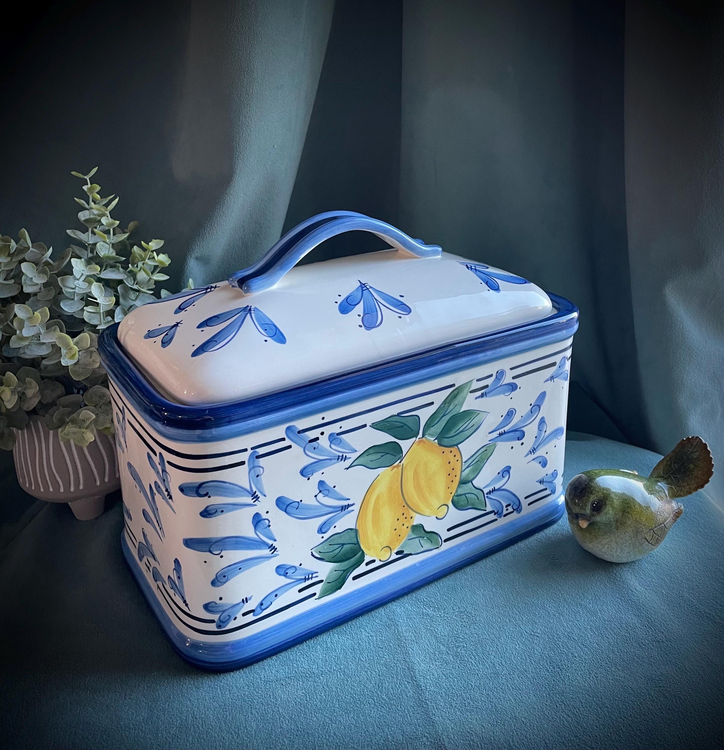 Seattle Inspirado Ceramic Rectangular Lidded Bread Box or Cookie