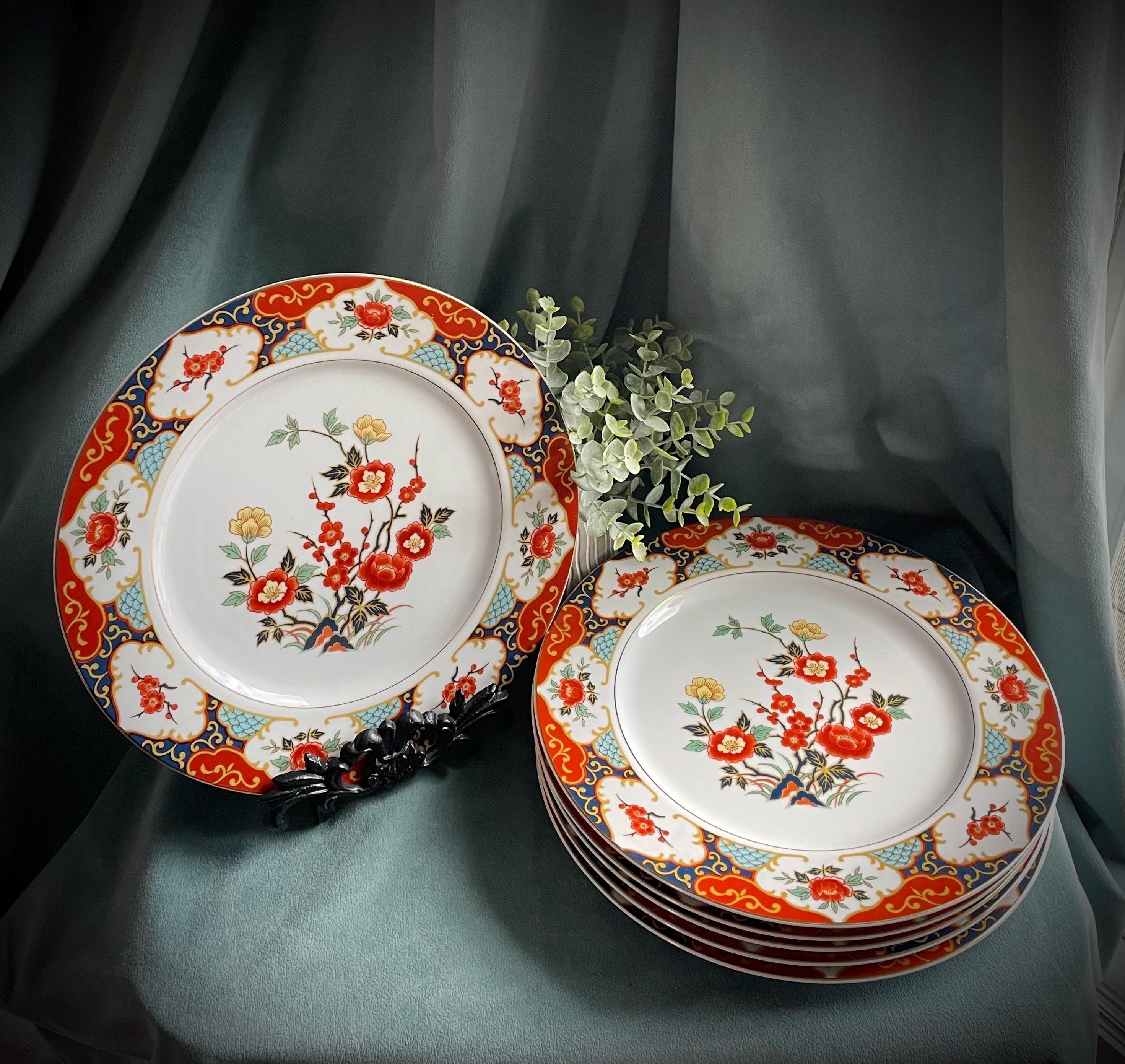 Momoyama Kyoto by Montgomery Ward Asian Floral Porcelain Dinner