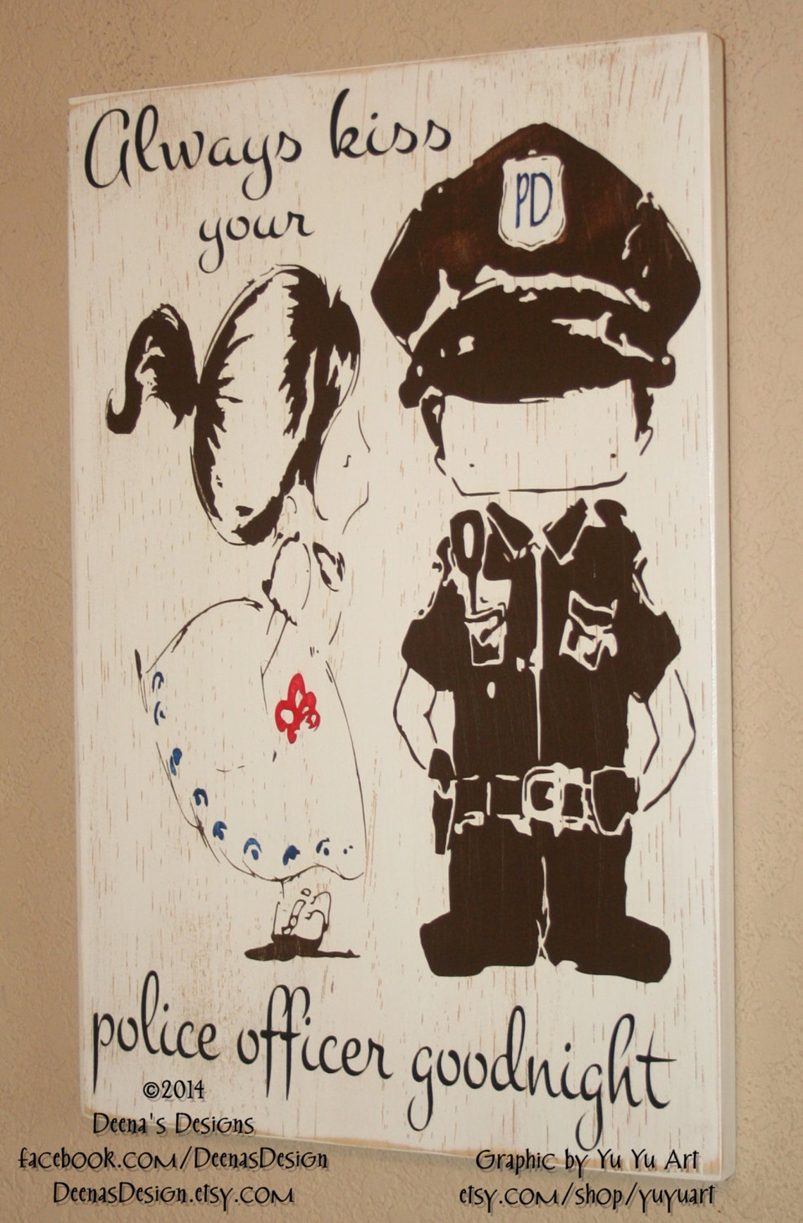 Personalized Wedding Gift for Police Officer Police Wedding Etsy