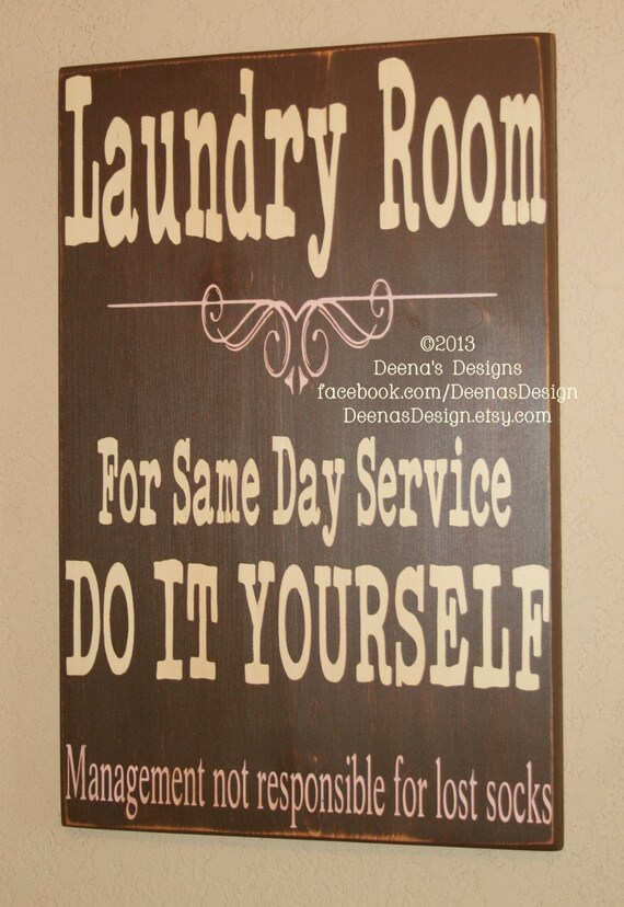 Laundry Sign Laundry Room Decor Laundry Sign Distressed | Etsy