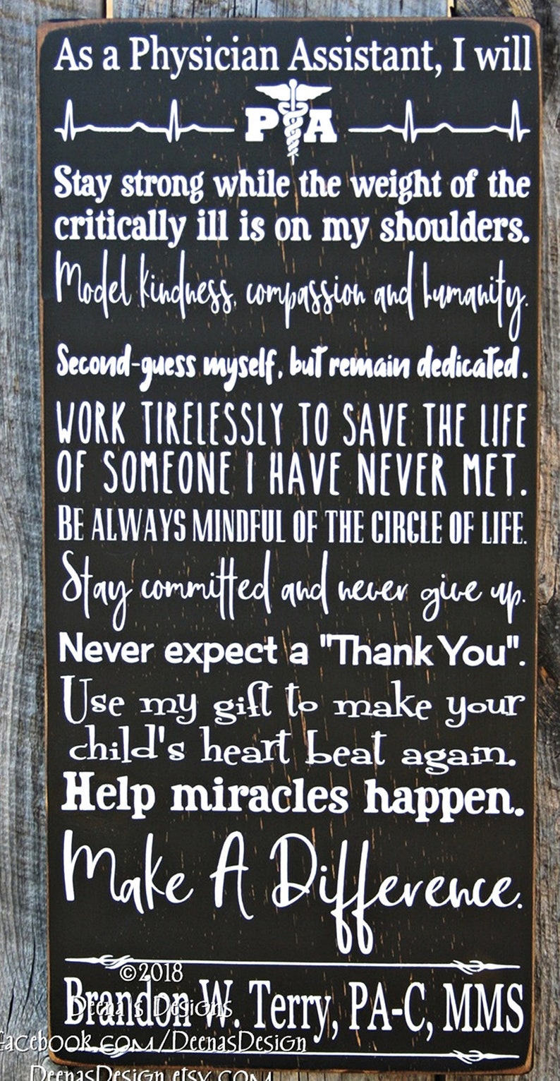 Nurse Practitioner Sign Physician Assistant Decor NP Etsy