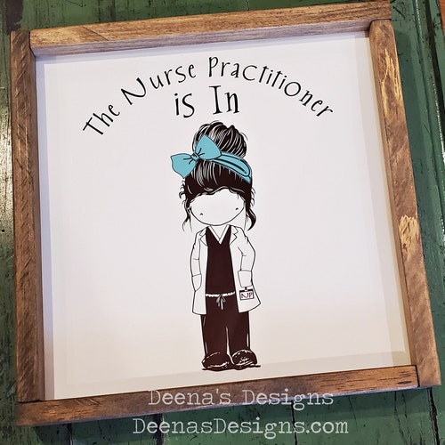 Nurse Practitioner Sign Physician Assistant Decor NP Etsy