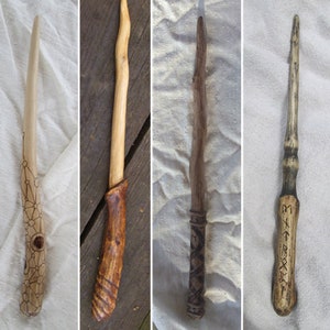 CUSTOM WAND, made to your design. personalized wood and core.