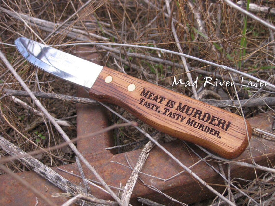 Laser Engraved Gaucho Steak Knife with your Custom Engraving Etsy