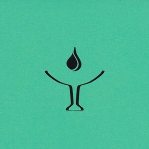 UU Chalice / Greeting Card / Jade