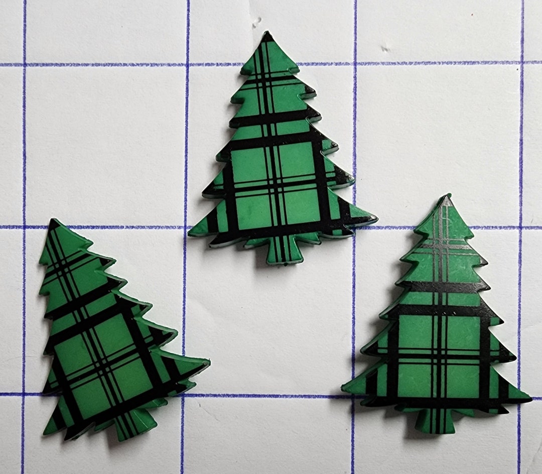 Pine Tree Buttons Pine Trees. Wounderful Detail. 3 Dark Green Matching Tree Buttons ...