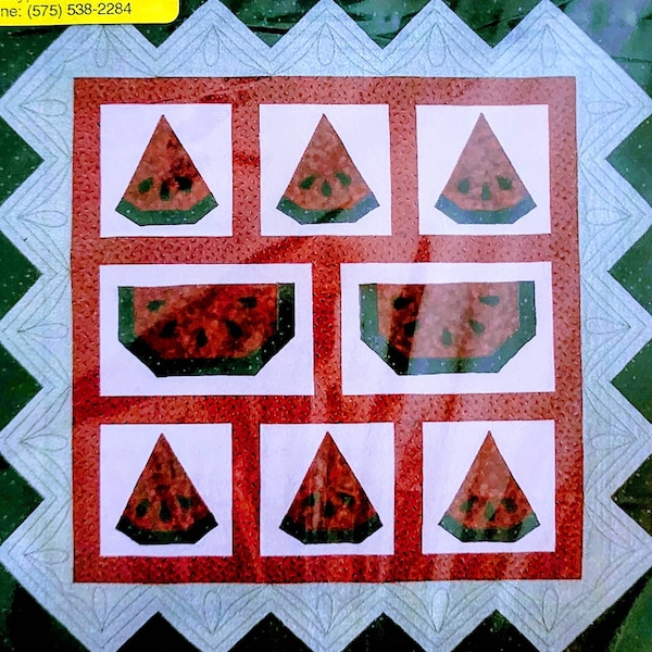 Watermelon Quilt Pattern Etsy