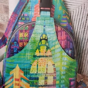 Sling Along Bag Fabric Cloth Purse PATTERN ONLY. Studio Kat. 4300. Great Bag Pattern for Embellishments Special Textiles Zippers. Etsy