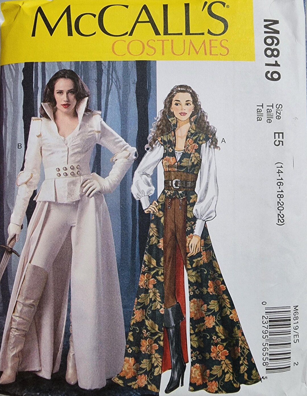 McCall's M8337A5 Costume Da Donna, Formato A5 (6 8 10 12 14 - 8
