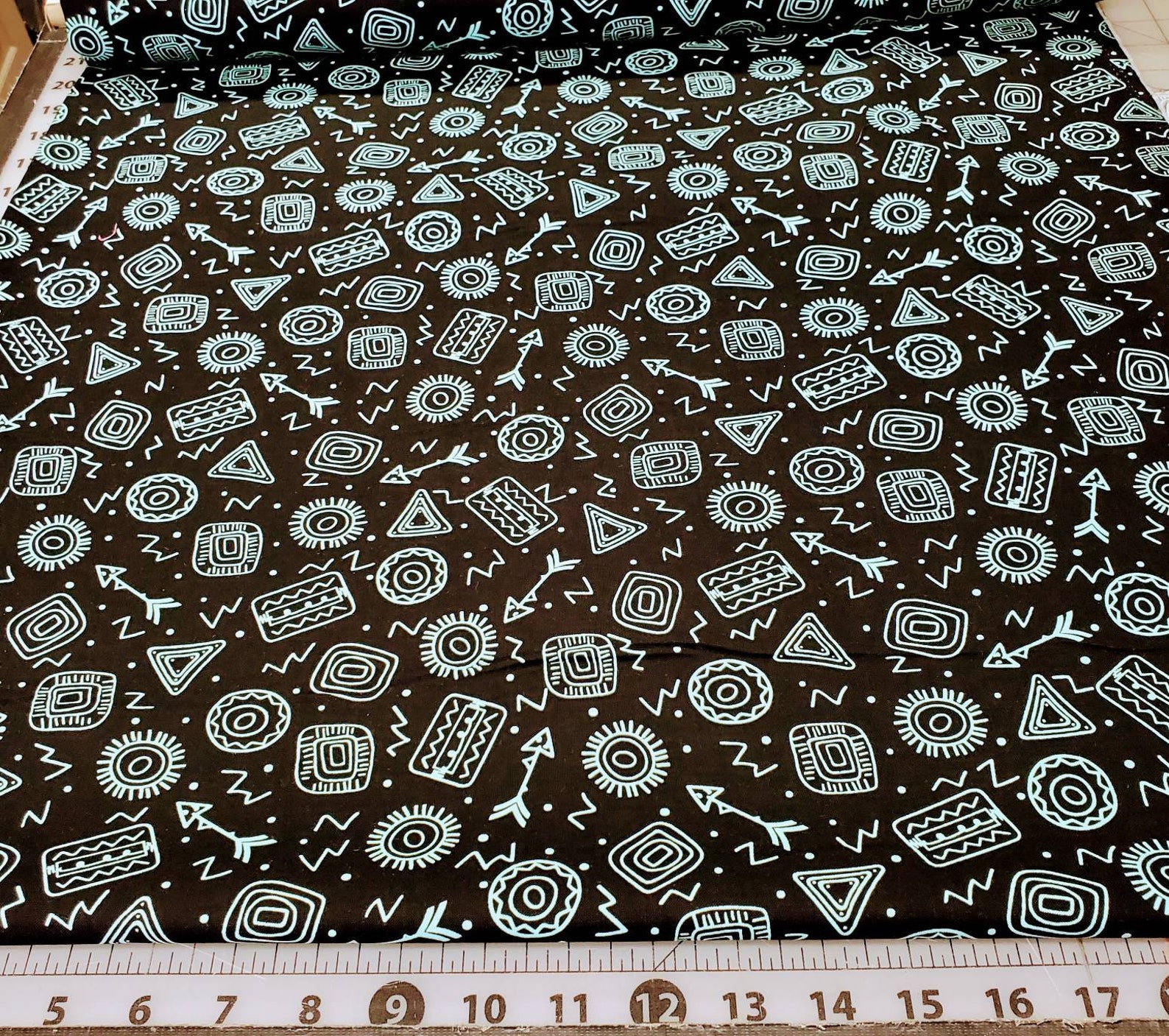 100 Cotton Quilting Fabric by 1/2 Yard Cut to Order. Pow Wow Etsy