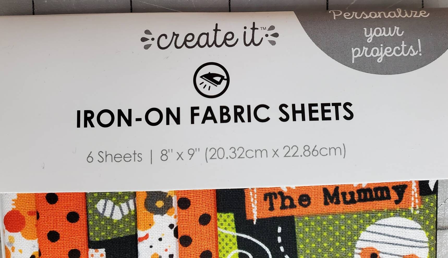 100% cotton iron on fabric. 3 styles. 2 sheets of each style. | Etsy