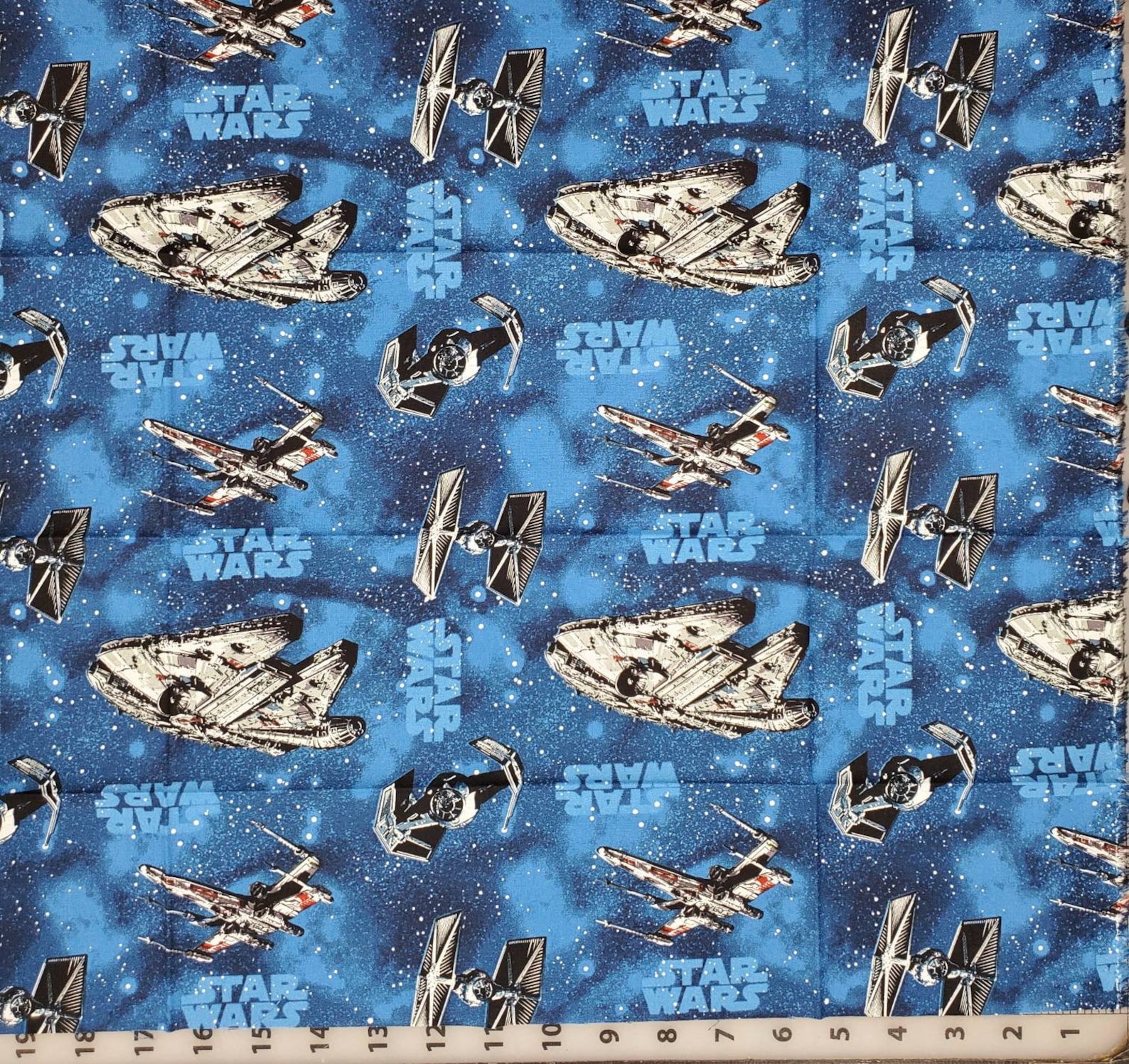 100 Cotton Quilting Fabric Precut FAT 1/4 Yard Star Wars Etsy