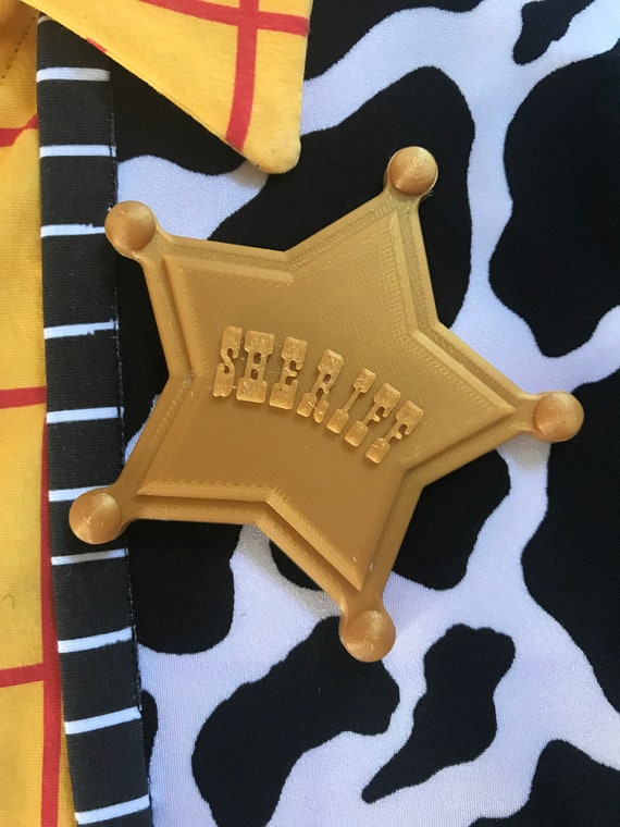 Toy Story Sheriff Woody Badge & Belt Buckle/ Disney World/ | Etsy