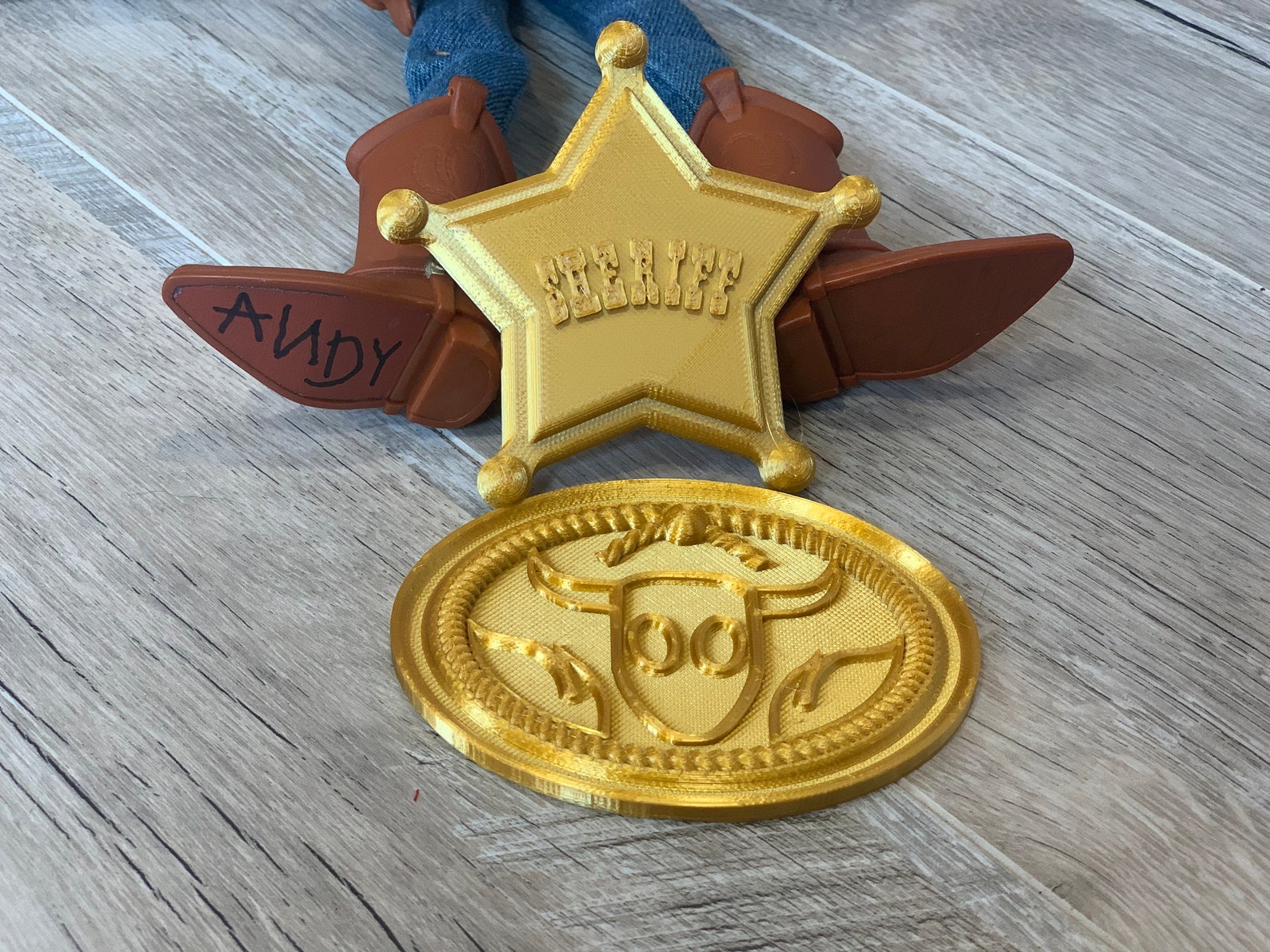 Toy Story Sceriffo Woody Badge &amp; Belt Buckle / Disney World / | Etsy