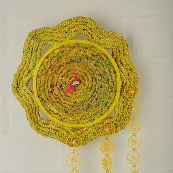 Handmade Clock Manipura - Chakra 3