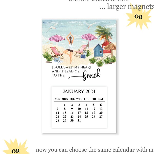 Beach Desk Calendar 2025 