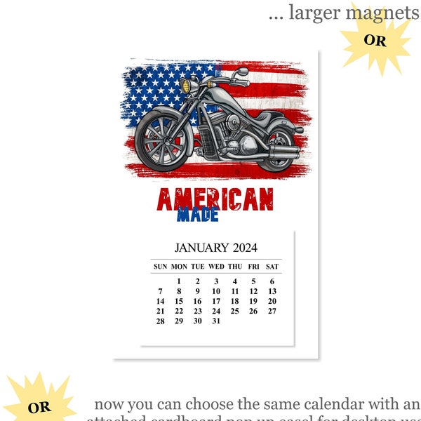 2024 Flag Calendar Etsy