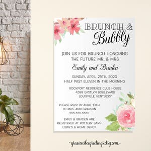 Post Wedding Invitation - Wedding Brunch Invitation - Wedding ...