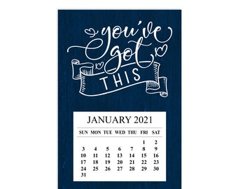 Magnet Calendar Etsy kalender magnetverschluss 2021