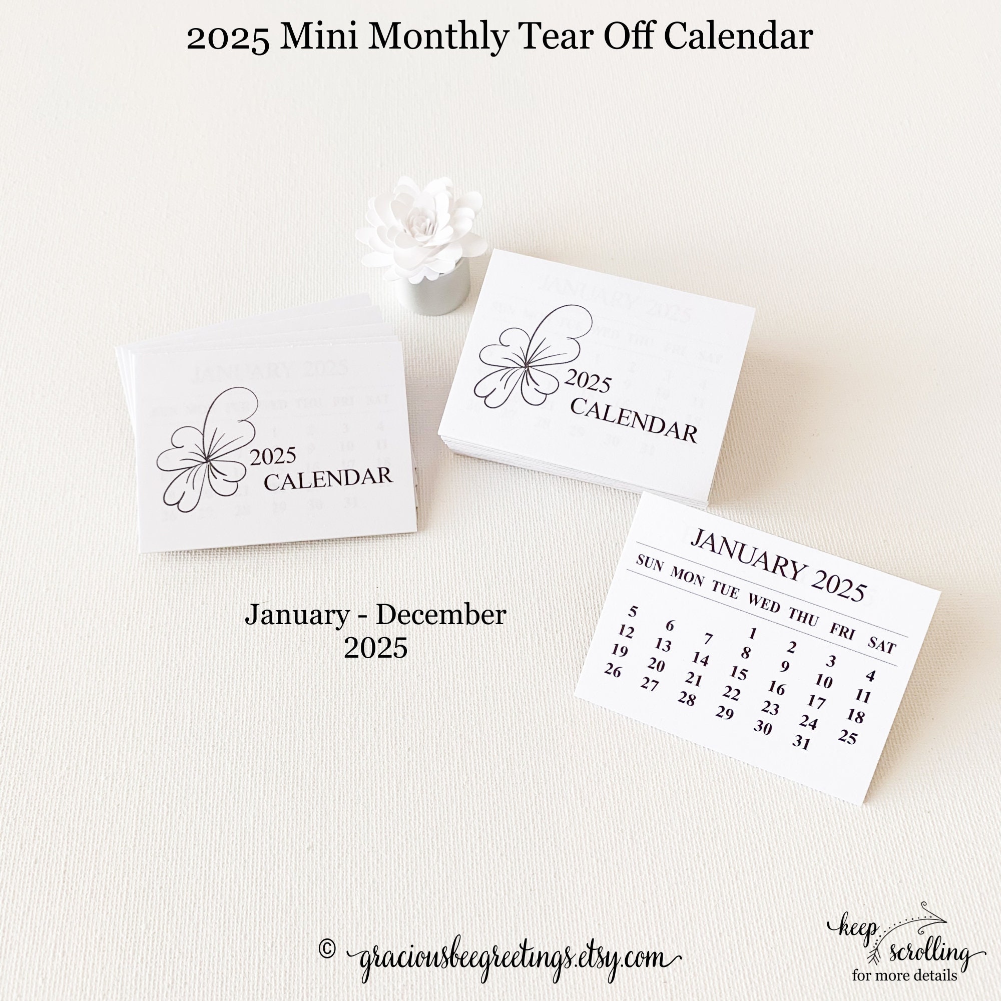 2025 Mini Tear-off Calendar, 2025 Monthly Tear-off Calendars, 2025 Calendars, Tear off Craft Calendar Refill Pads, Quantity 12 Pads - Etsy 2025-mini-tear-off-calendar-2025-monthly-tear-off-calendars-2025-calendars-tear-off-craft-calendar-refill-pads-quantity-12-pads-etsy