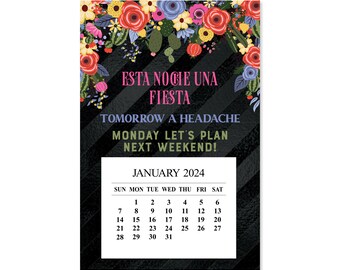 2024-fiesta-party-magnet-calendar-2024-mexican-desk-calendar-2024-party-calendar-2024-fiesta-party-plan-2024-latino-calendar-xmas-gift-etsy