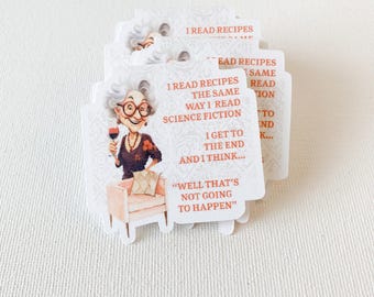 Funny Magnetic Bookmark: Witty Book Club Gift