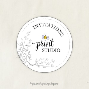 Custom Invitation Printing Service: 5x7 Invitations with Envelopes