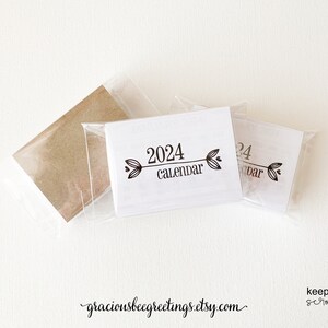 2024 Mini Tear-off Calendar 2024 Monthly Tear-off Calendars - Etsy