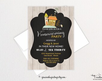 New Home Housewarming Party Invitations (Digital Download)