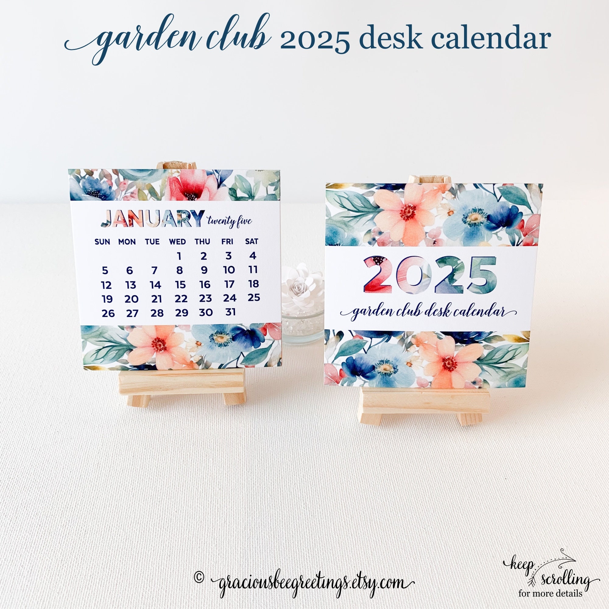 2025-floral-desk-calendar-2025-flower-garden-desk-calendar-2025-gift-desk-calendar-cards-2025-garden-lover-calendar-flower-gift-calendar-etsy