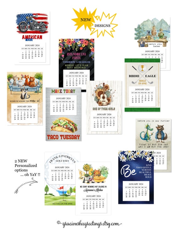 2025 Meme Desk Calendar