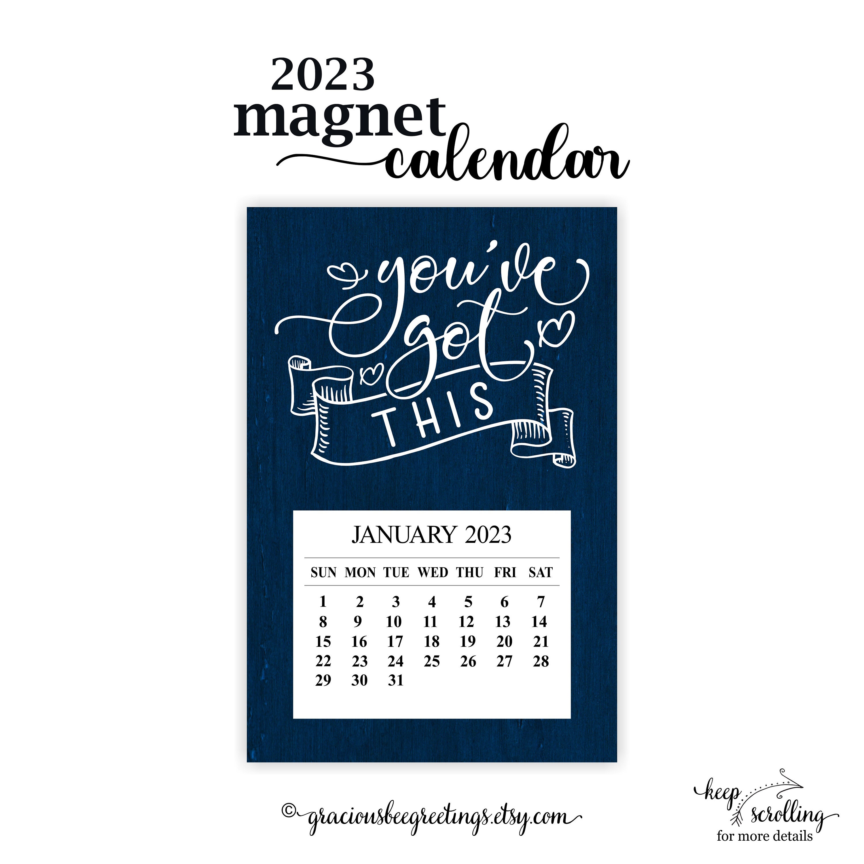 Tear off Calendar Etsy
