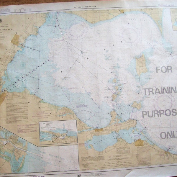 Lake Erie Chart Etsy