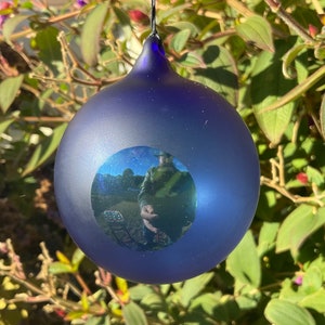 Handblown and Sandblasted Ornament