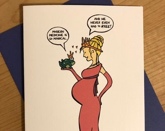 IVF Card: Princess & Frog