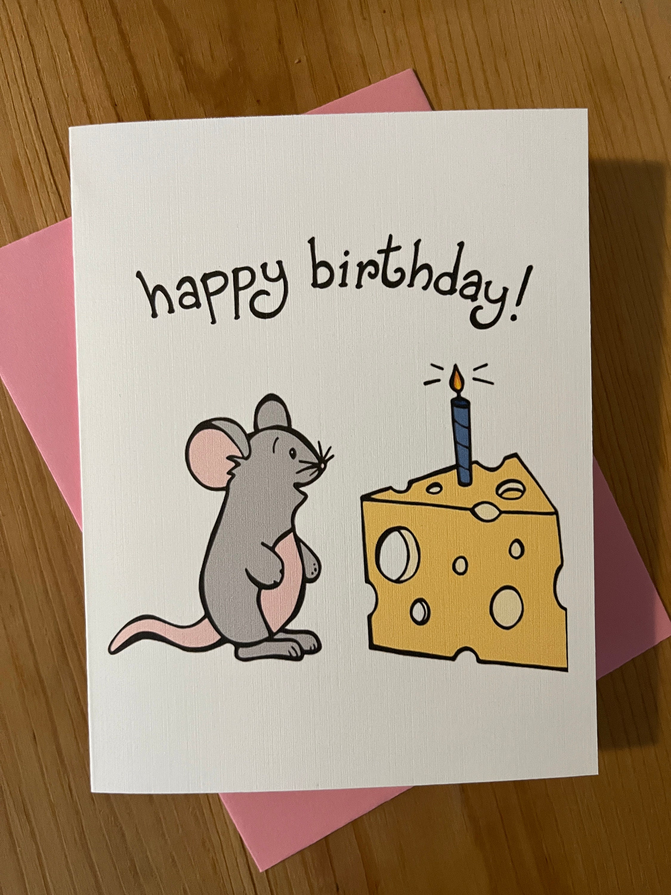 Biglietto Di Auguri Con Forma Di Pasta Maccheroni - Vuoto Per Compleanno O Anniversario