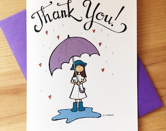 Shower Thank You Card